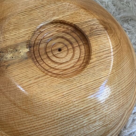 Unique Handcrafted Segmented Wooden Bowl Hand Turned - Picture 10 of 17